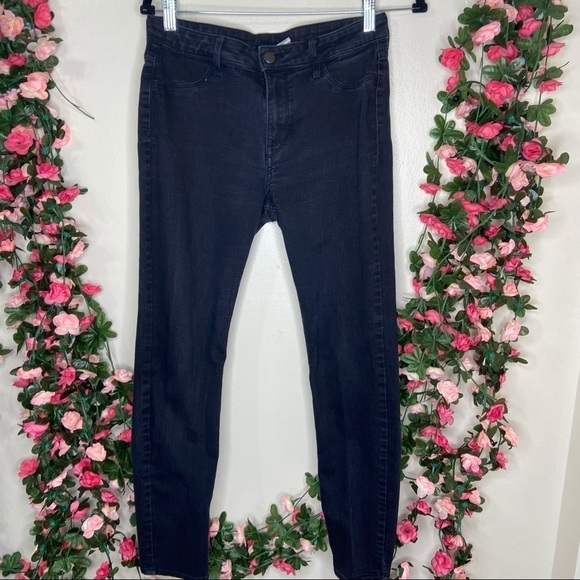 &Denim H&M Black Skinny Ankle Jeans Womens 30 - Picture 1 of 5